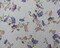 White-Purple-Multi Poly Floral Printed Dobby Chiffon Woven Fabric By the Yard